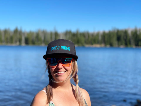 She Rides Trucker Hat