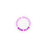German Shepherd Mom Club Sticker