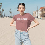 She Rides OG Cropped Tee