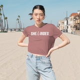 She Rides OG Cropped Tee