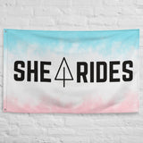She Rides Flag