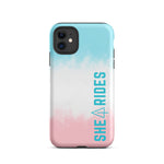 She Rides iPhone case