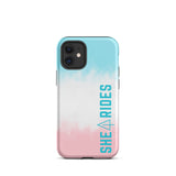 She Rides iPhone case