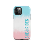 She Rides iPhone case