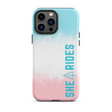 She Rides iPhone case